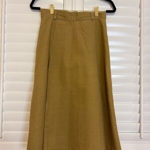 Vintage Corduroy Tan Women's Skirt
